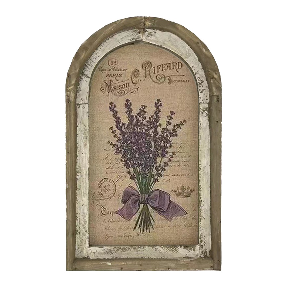 Wall Art Decor French Country Decor Easter Decor, Rabbit Animal Sunflower Rustic Farmhouse Decor, Rustic Wooden Vintage Wall Decor with Frame Art Poster for Home Decoration, 12 * 8 Inch
